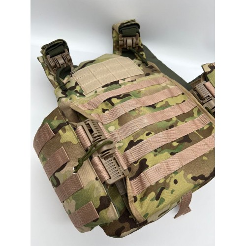 Бронежилет ЗАЩИТНИК в Липецке с кевларовым баллистическим пакетом C2, капами и бронеплитами Бр5