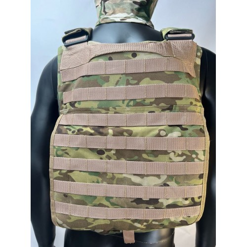 Бронежилет ЗАЩИТНИК в Липецке с кевларовым баллистическим пакетом C2, капами и бронеплитами Бр5