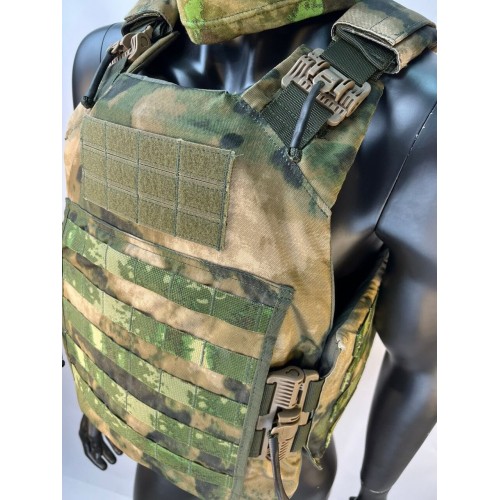 Бронежилет ЗАЩИТНИК в Липецке с кевларовым баллистическим пакетом C2, капами и бронеплитами Бр5