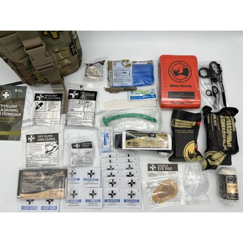 Военная тактическая аптечка RHINO RESCUE 25в1 в Липецке