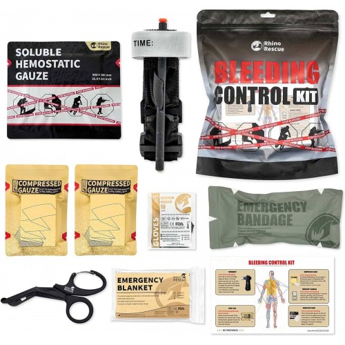 Комплект для остановки кровотечений «Bleeding Control Kit» Rhino Rescue в Липецке