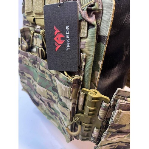 Жилет (плитник быстросъёмный YAKEDA original /разгрузка)2 с подсумками на спине в Липецке