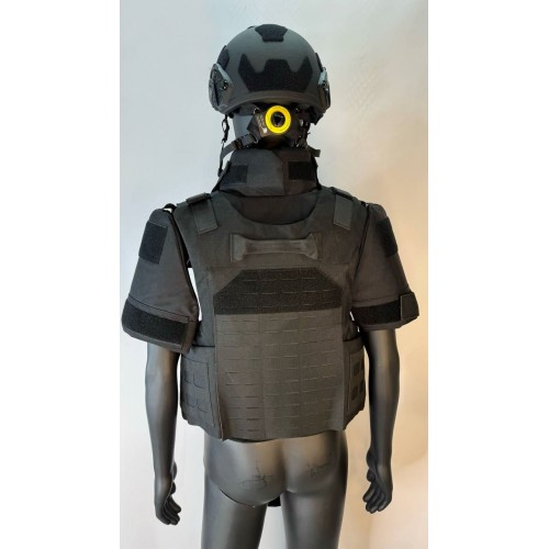 Бронежилет разгрузочный UNIVERSAL ARMOR в Липецке (СВМПЭ + бронеплиты Бр5 класса) черный