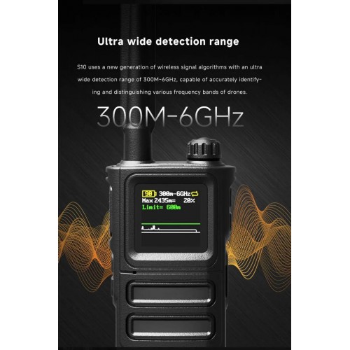 Детектор-обнаружитель дронов SKYDROID S-10 / «СОКОЛ 10» в Липецке портативный всенаправленный