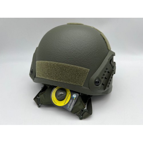 Кевларовый тактический баллистический композитный шлем ACH MICH NIJ IIIA Ops-Core (цвет «олива») / Бр2 класс защиты / с защитой ушей и системой регулировки Венди в Липецке