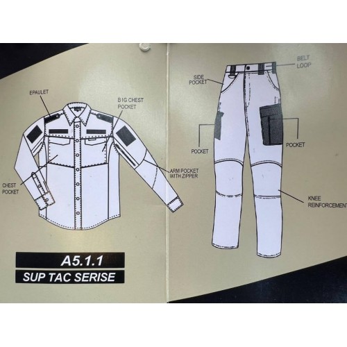 Костюм тактический А5.1.1 «Офицер» (брюки + рубашка) в Липецке