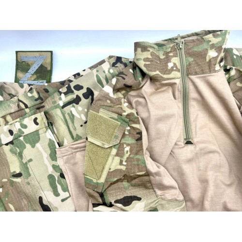 Костюм тактический с наколенниками и налокотниками камуфляжный MTP «Shark  Skin» в Липецке