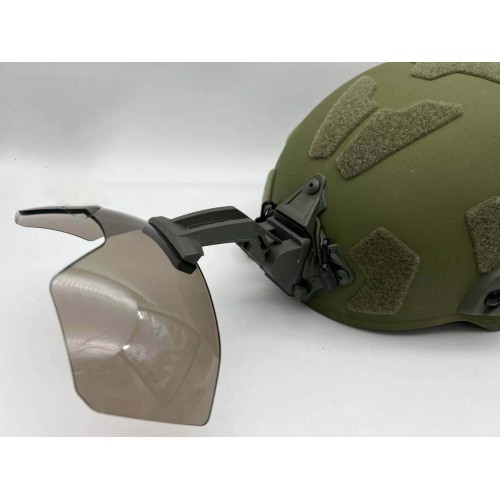 Откидные флип очки с кронштейном на шрауд для тактического шлема в Липецке