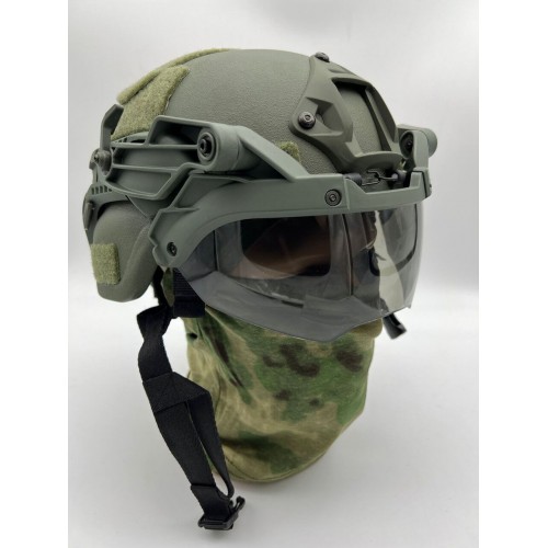 Откидные тактические нашлемные очки с креплением для шлема FAST/MICH/Ops-Core и другим моделям современных тактических шлемов в Липецке