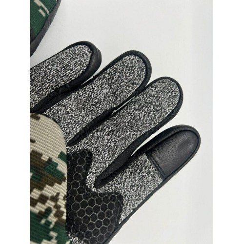 Перчатки с защитой от порезов, тактические с кожаными вставками  в Липецке