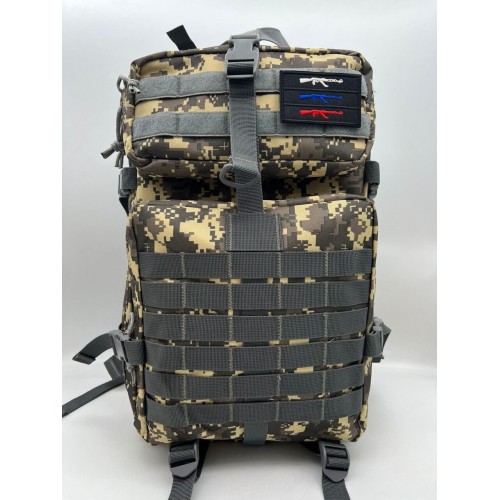 Рюкзак тактический 45 л пиксель/серый в Липецке