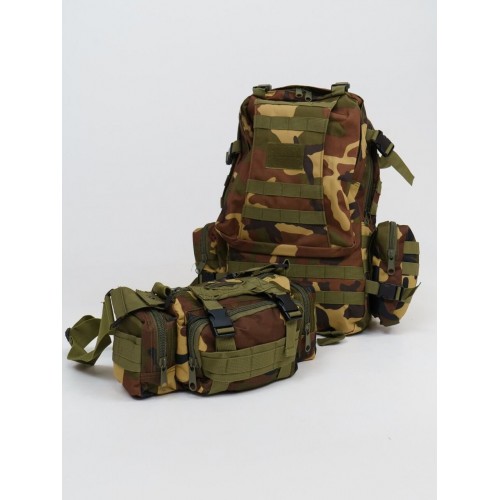 Рюкзак тактический 55 л со съемными подсумками в Липецке