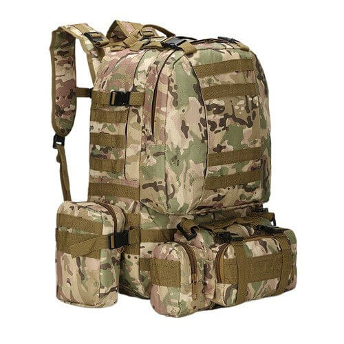 Рюкзак тактический 55 л со съемными подсумками в Липецке