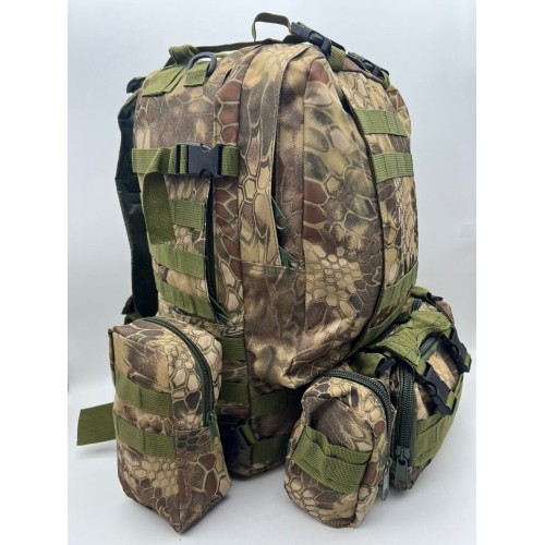 Рюкзак тактический 55 л со съемными подсумками в Липецке
