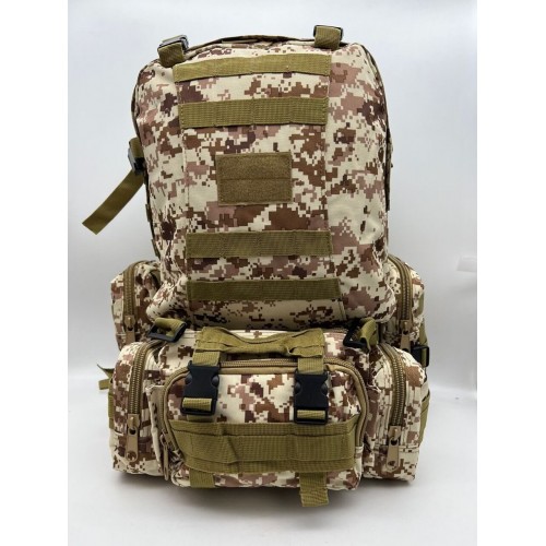 Рюкзак тактический 55 л песок/пиксель в Липецке