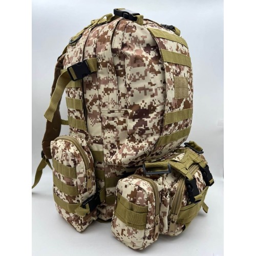 Рюкзак тактический 55 л песок/пиксель в Липецке