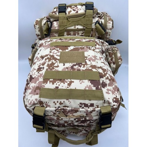 Рюкзак тактический 55 л песок/пиксель в Липецке