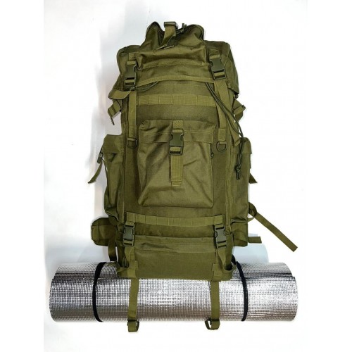 Рюкзак тактический 75 литров цвет хаки в Липецке