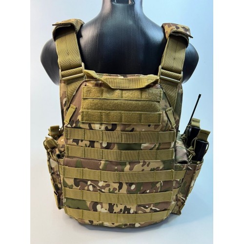 Жилет (плитник быстросъёмный/разгрузка) с возможностью установки боковых плит или боковых баллистических пакетов в Липецке