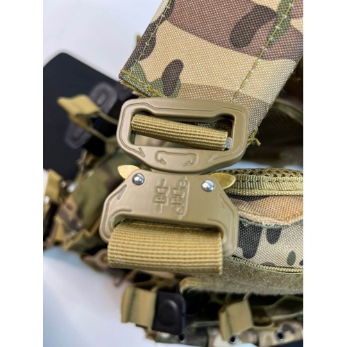 Жилет (плитник быстросъёмный/разгрузка) с возможностью установки боковых плит или боковых баллистических пакетов в Липецке