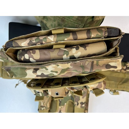 Жилет (плитник быстросъёмный/разгрузка) с возможностью установки боковых плит или боковых баллистических пакетов в Липецке